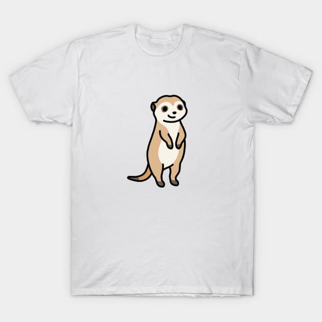 Meerkat T-Shirt by littlemandyart